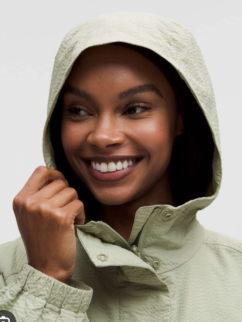 NWT lululemon athletica Pack Lite Anorak Fog Green Packable Jacket